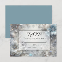 Snowy Petals i Fryst Bloom Bröllop