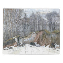 Snowy ravine