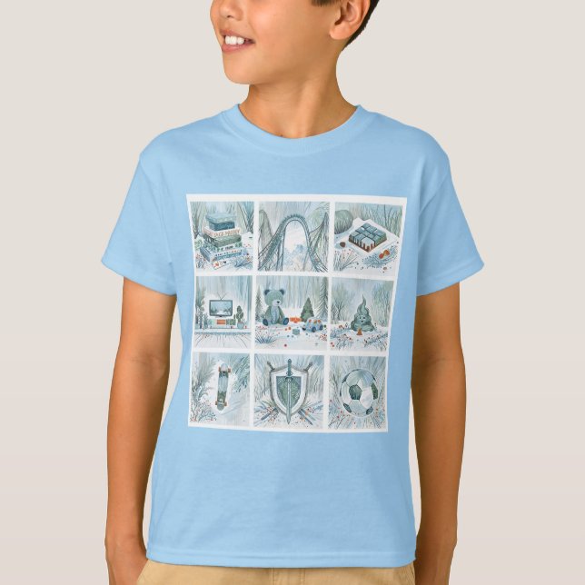 Snowy Roller Underlägg Chocolate Leksak Cute Poop  T Shirt (Framsida)