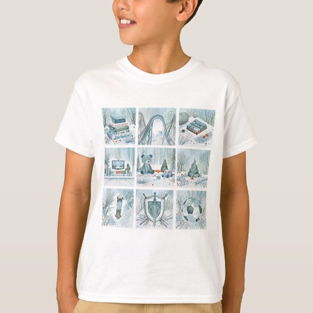 Snowy Roller Underlägg Chocolate Leksak Cute Poop  T Shirt (Framsida)