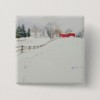 Snowy scenery watercolor knapp