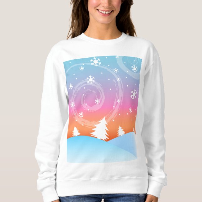 Snowy Seasons T-shirt (Framsida)