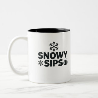 Snowy Sips Mugg - Säsong Snowflake & Pumpkin Coff