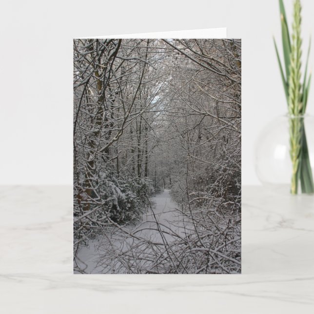 Snowy Skogen Helgkort (Framsida)