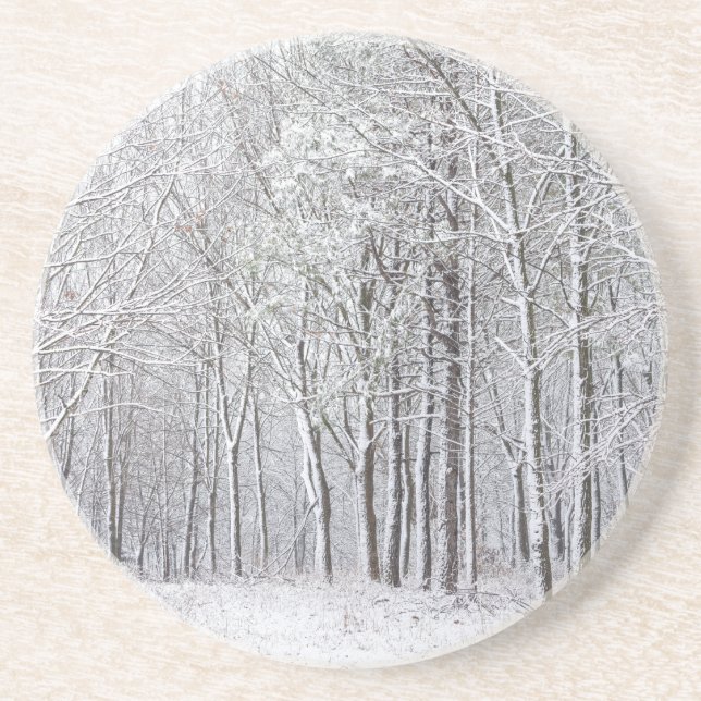 Snowy Skogen Underlägg (Framsidan)