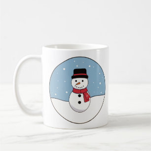 Snowy Snögubbe vinterdagen Kaffemugg
