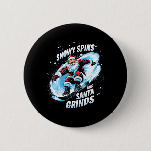 Snowy Spins Santa Grinds Snowboarder jul Sno Knapp