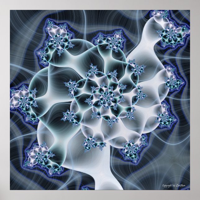 Snowy Spiral Poster (Framsidan)
