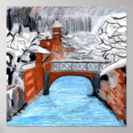 Snowy ställe poster