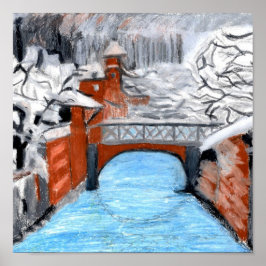 Snowy ställe poster