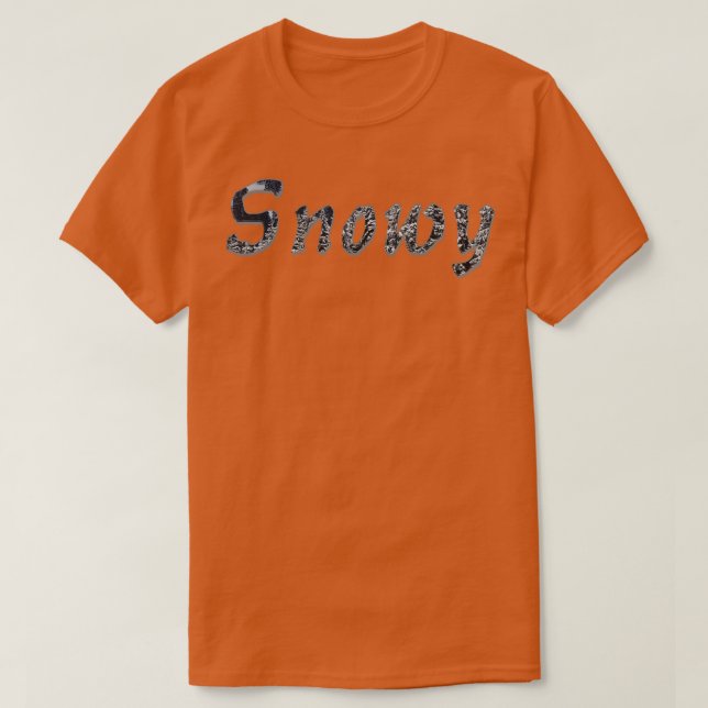 Snowy T Shirt (Design framsida)