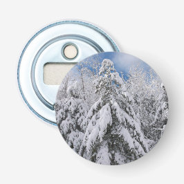 Snowy Träd Flasköppnare