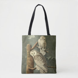 Snowy Uggla Audubon Bird Artwork Tygkasse