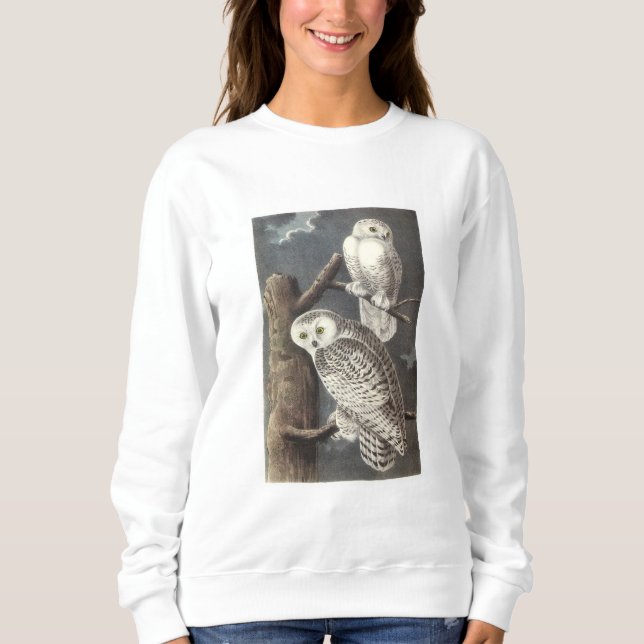 Snowy Uggla av Audubon T Shirt (Framsida)