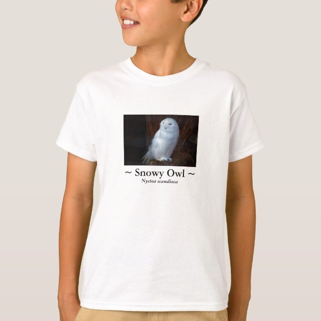 Snowy Uggla - barn shirt Tee Shirt (Framsida)