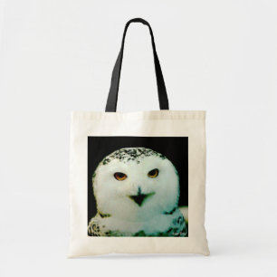 Snowy Uggla Budget Canvas Tote Tygkasse