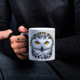Snowy Uggla Fierce Majestic BeSnygg Kaffemugg