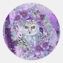Snowy uggla guddess art av Renee