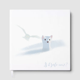 Snowy uggla och en vit våtel