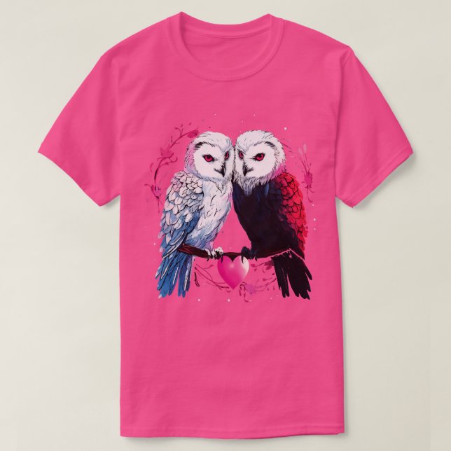 Snowy Uggla par Valentine T Shirt (Design framsida)