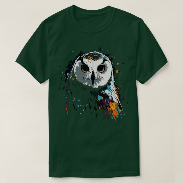 Snowy Uggla T Shirt (Design framsida)