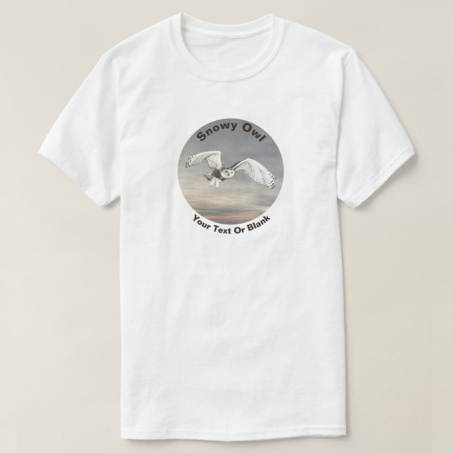 Snowy Uggla T Shirt (Design framsida)