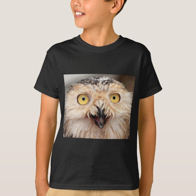 Snowy Uggla Tee Shirt (Framsida)