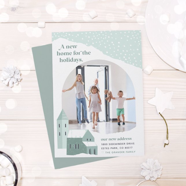 Snowy Village | Fotots Helgdag Flytta Meddelande (Skapare uppladdad)