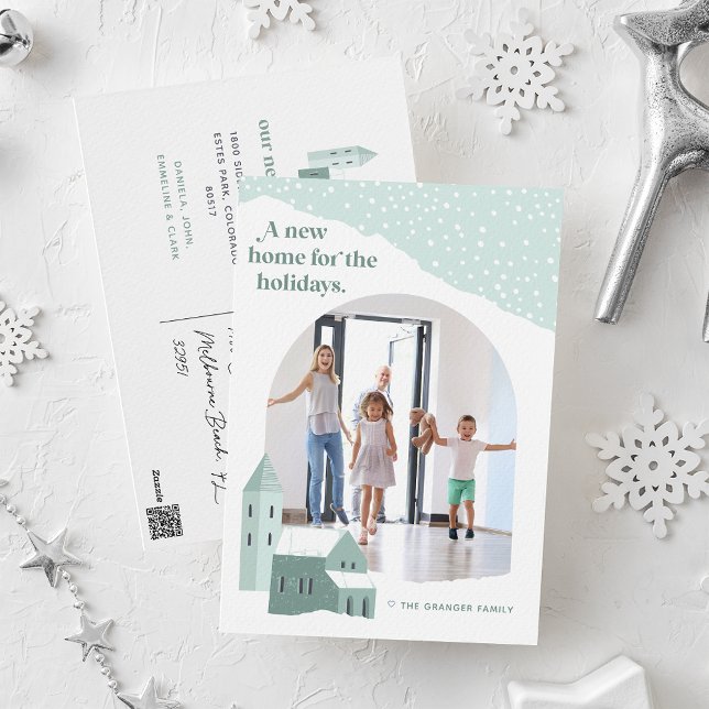 Snowy Village | Meddelande om foto Helgdag Flytta (Skapare uppladdad)