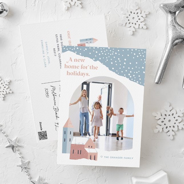 Snowy Village | Meddelande om foto Helgdag Flytta (Skapare uppladdad)