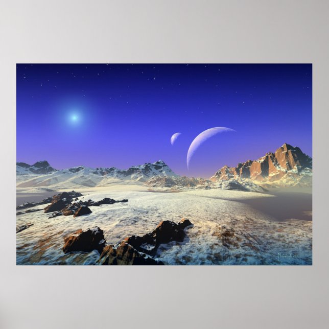 Snowy vista poster (Framsidan)