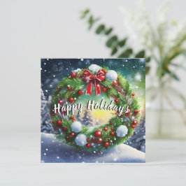 Snowy Wandeine Helgdag Middag Inbjudningar