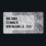 Snowy White Fraktsedel<br><div class="desc">Träd grenar som är täckt av snö ger en underbar märkning av säsong. Använda den också som en märkre för gåvor.</div>