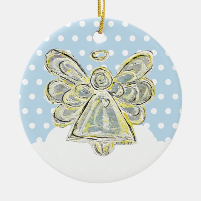 Snowy White jul Angel Ornament (Framsidan)