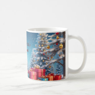 Snowy White Winter-jul Kaffemugg