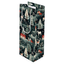 Snowy Winter Farmhouse 