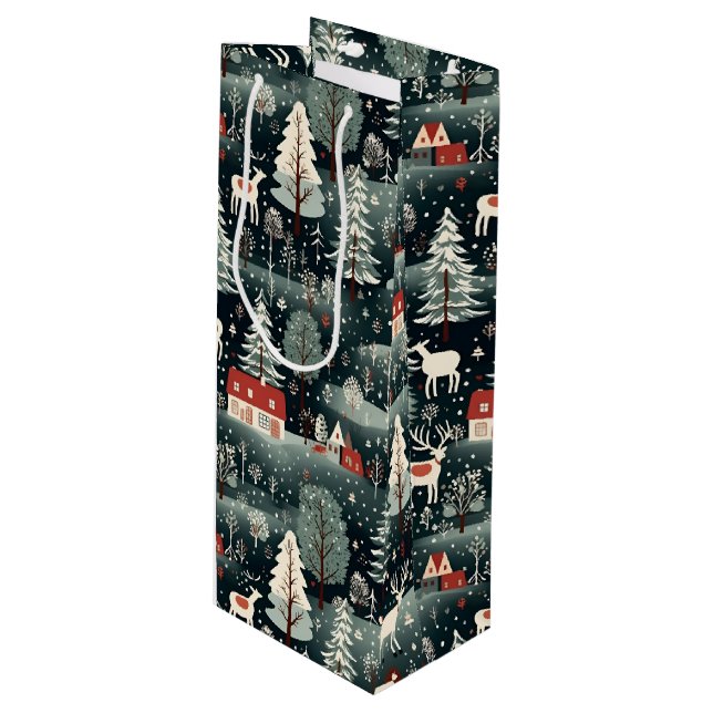 Snowy Winter Farmhouse  (Framsidan Vinklad)