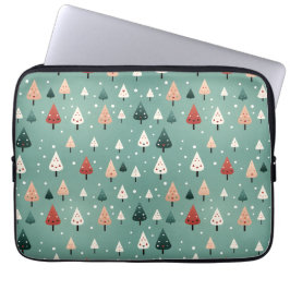 Snowy Winter Forest laptop sleeve