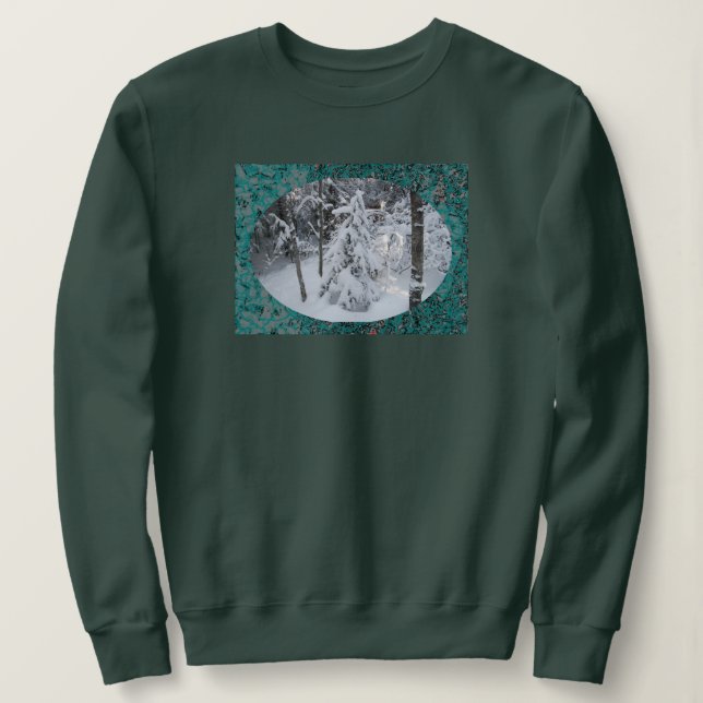 Snowy Winter in MN Sweatshirt T Shirt (Design framsida)