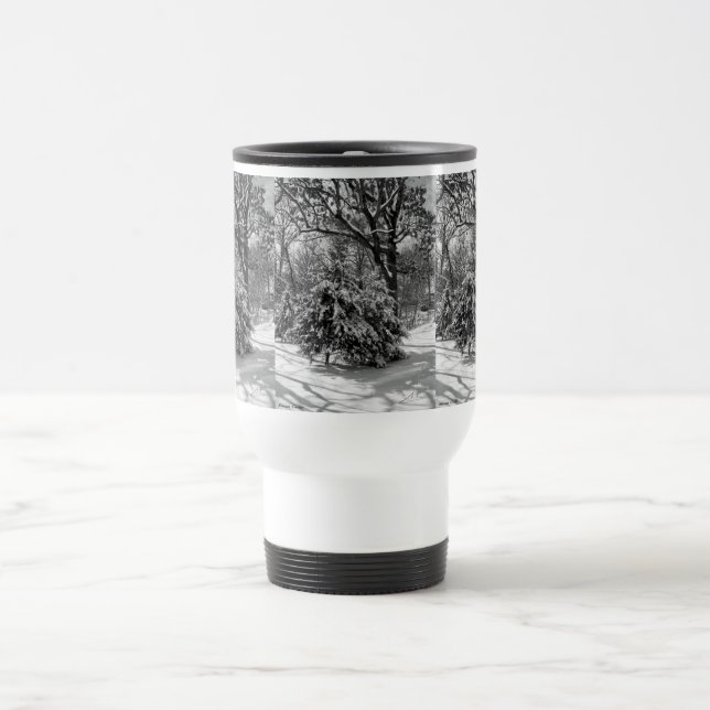 Snowy Winter Ligcape Coffee Mugg (Center)