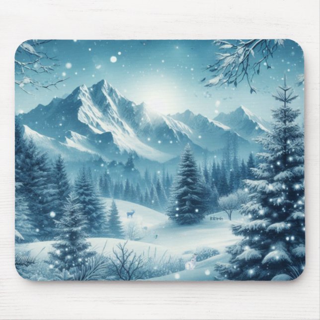 Snowy Winter Mountain Musmatta (Framsidan)