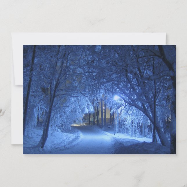 Snowy Winter Night (Framsida)