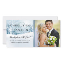 Snowy Winter Photo Tack ice blue