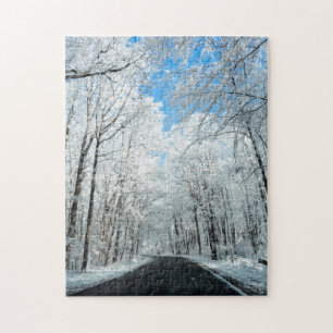 Snowy Winter Wonderland Pussel