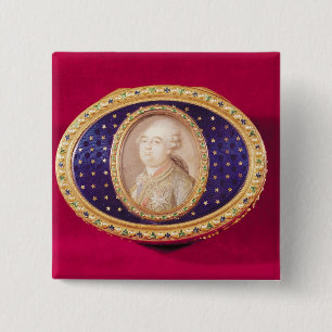 Snuffbox med en porträttminiatyr av Louis Knapp