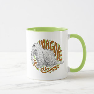 Snuffleupagus B&W Skiss Ritning Mugg