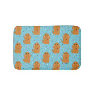Snuffleupagus Blue Stars & Dots Mönster Badrumsmatta