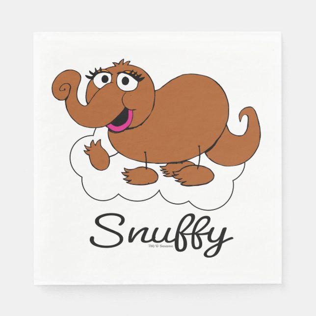 Snuffleupagus Doodley Graphic Pappersservett (Framsidan)