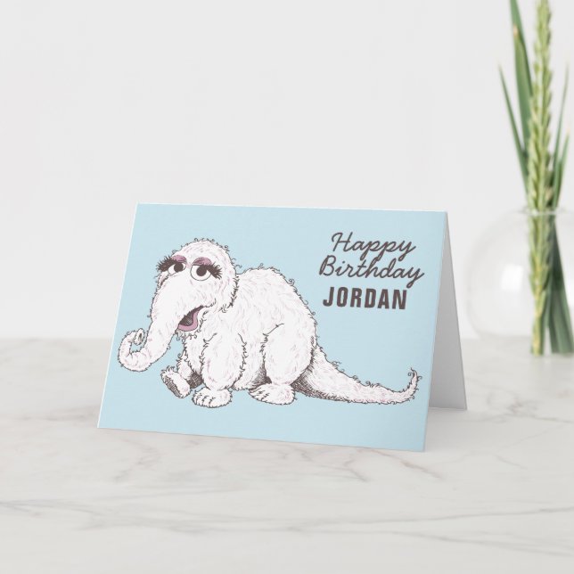 Snuffleupagus| Ibland missar jag dagarna Kort (Framsida)