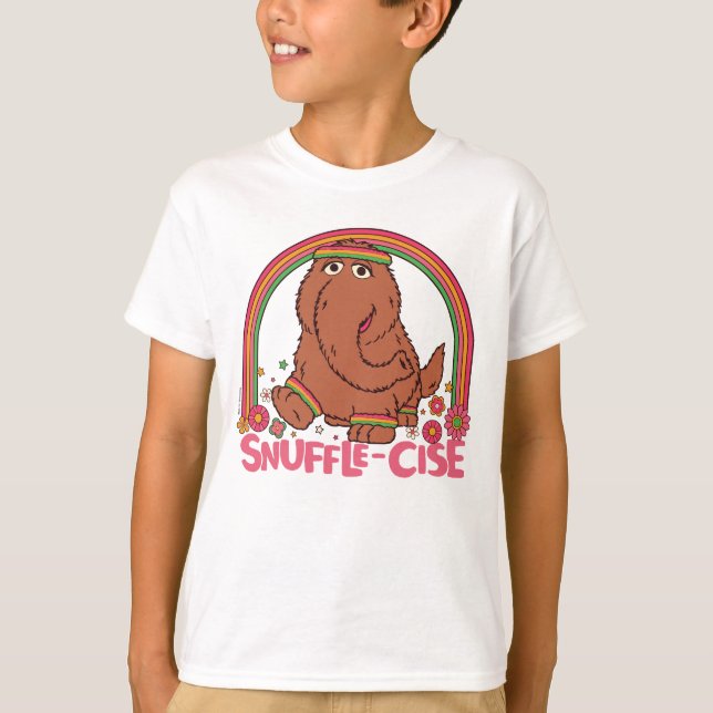 Snuffleupagus | Snuffle-Cise T Shirt (Framsida)